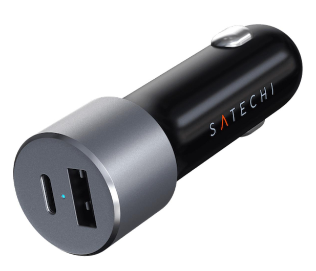 Satechi Ładowarka samochodowa 72W USB-C PD USB-A (Space Gray) - 1204119 - zdjęcie 2